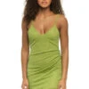 Talia Ruched Mini Dress -Farm Rio Swimwear Shop TALIA DRESS Apparel Dress Candi Front