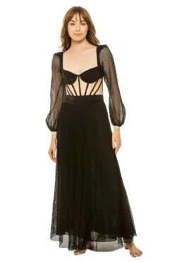 Bustier Maxi Beach Dress