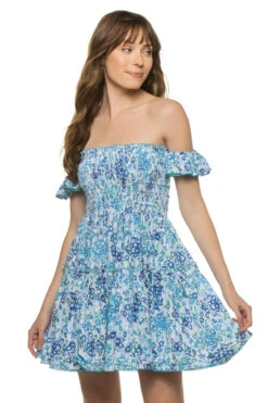 Aurora Off Shoulder Mini Dress