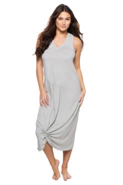Reverie Knot Triblend Tank Dress